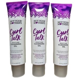 3 pack Not Your Mother's Curl Talk Scalp Care Cleansing Oil NEW 4.7 oz.